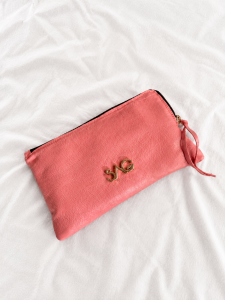 Monedero rosa coral